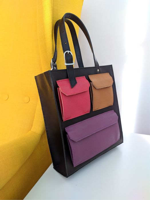 Шкіряна сумка ручної роботи