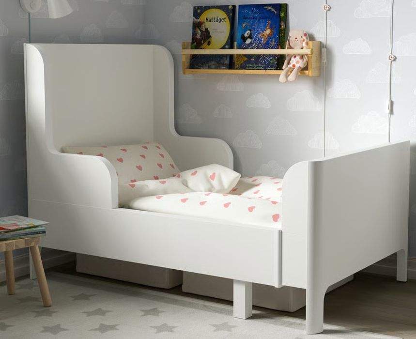 Cama extensível  branca
