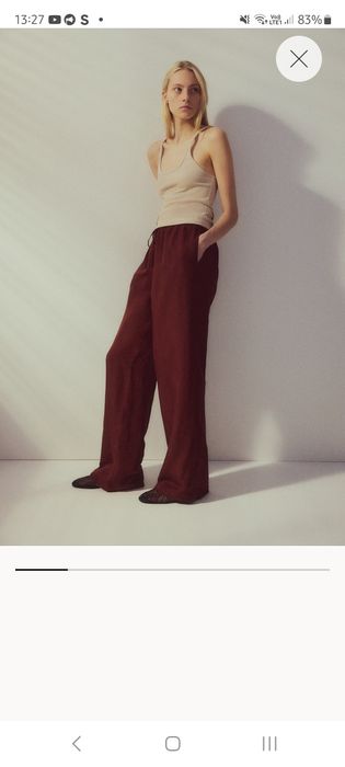 Нові лляні штани H&M