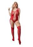 Czerwone body plus size
