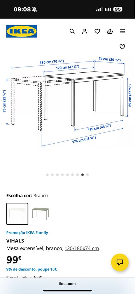 Vendo mesa e cadeiras