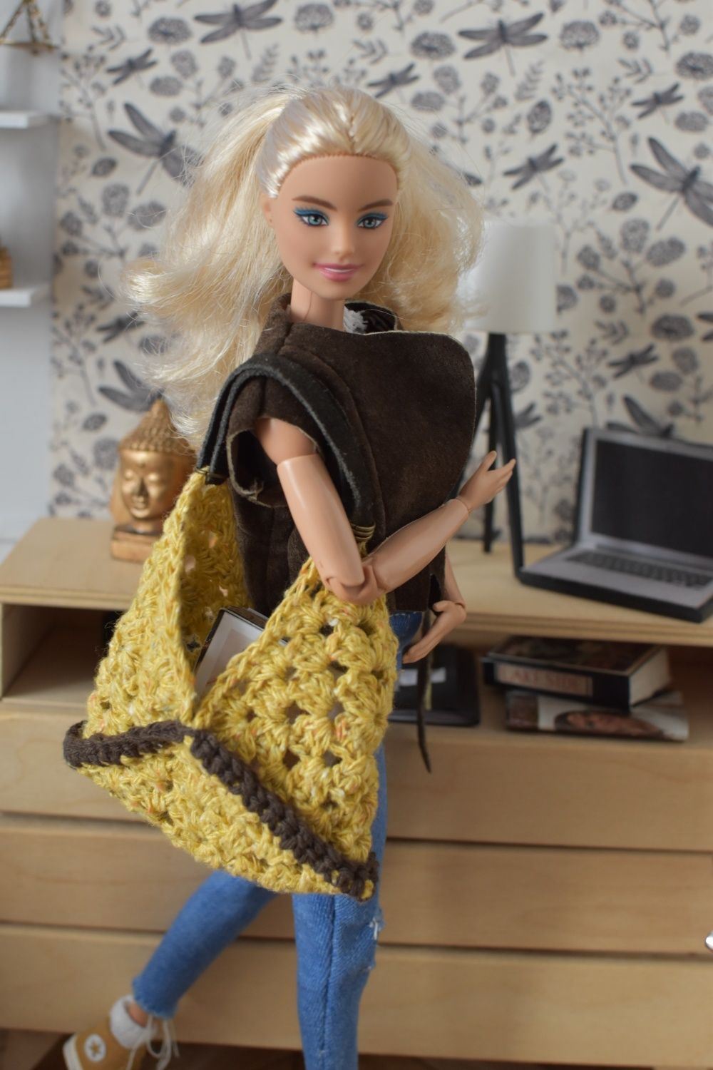 Torebka dla lalki Barbie Nowa Handmade