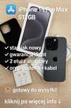 iPhone 15 Pro Max 512GB | Stan idealny | Gwarancja | Zestaw Premium