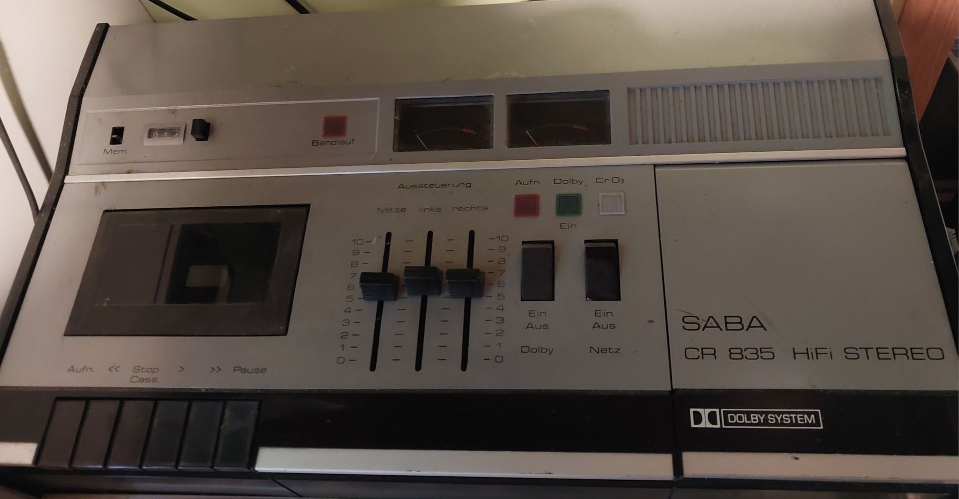 Magnetofon kasetowy saba CR 835 HI FI