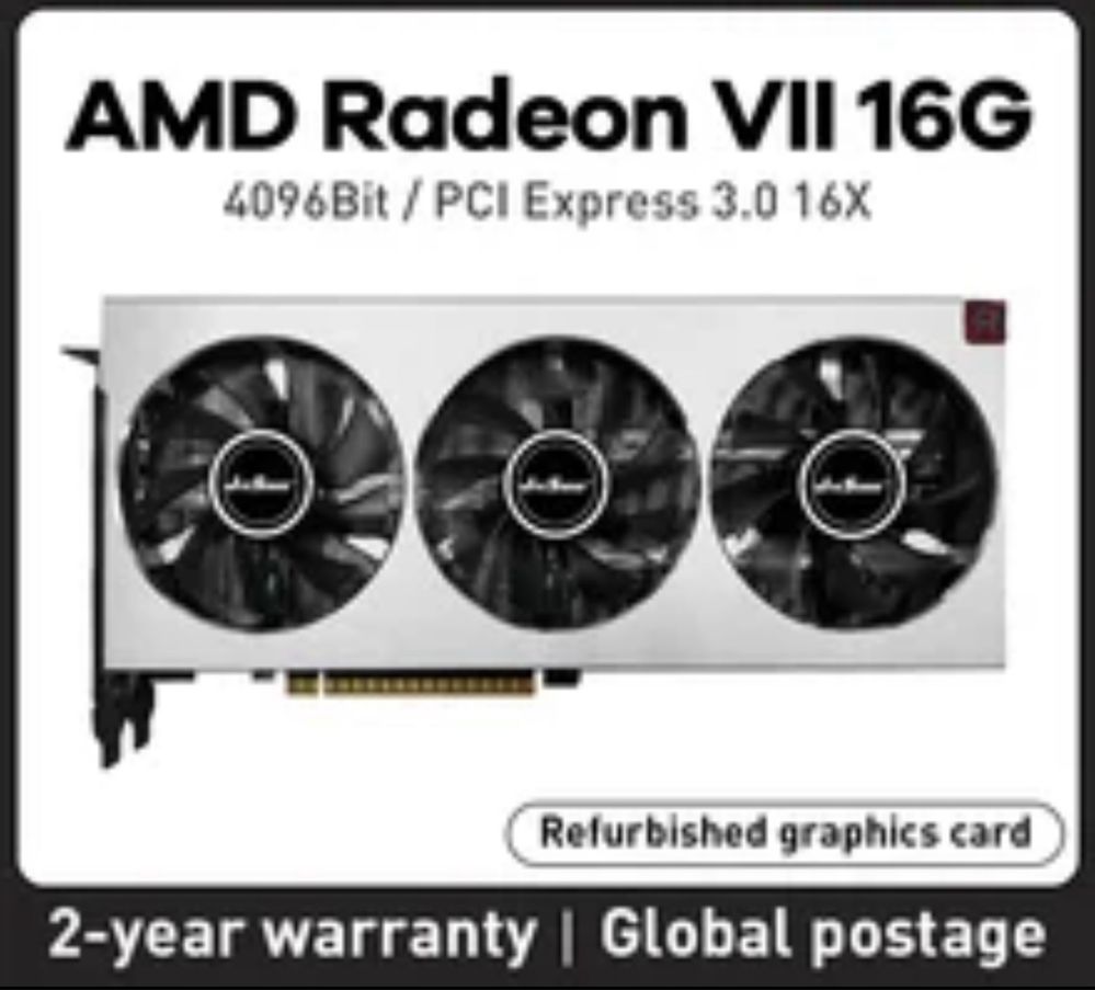 Radeon vll 16 гб полу рабочая