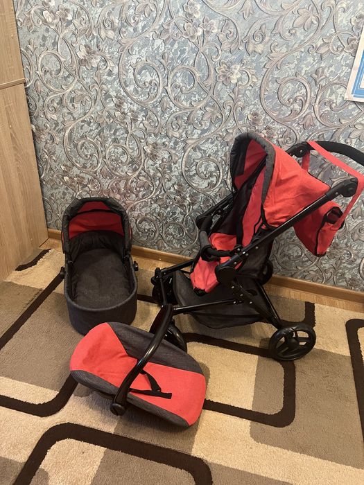 Коляска для ляльок 3 в 1