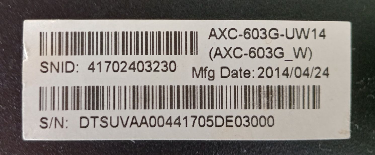 Komputer stacjonarny Acer Aspire XC-603G 8GB/128 GB SSD