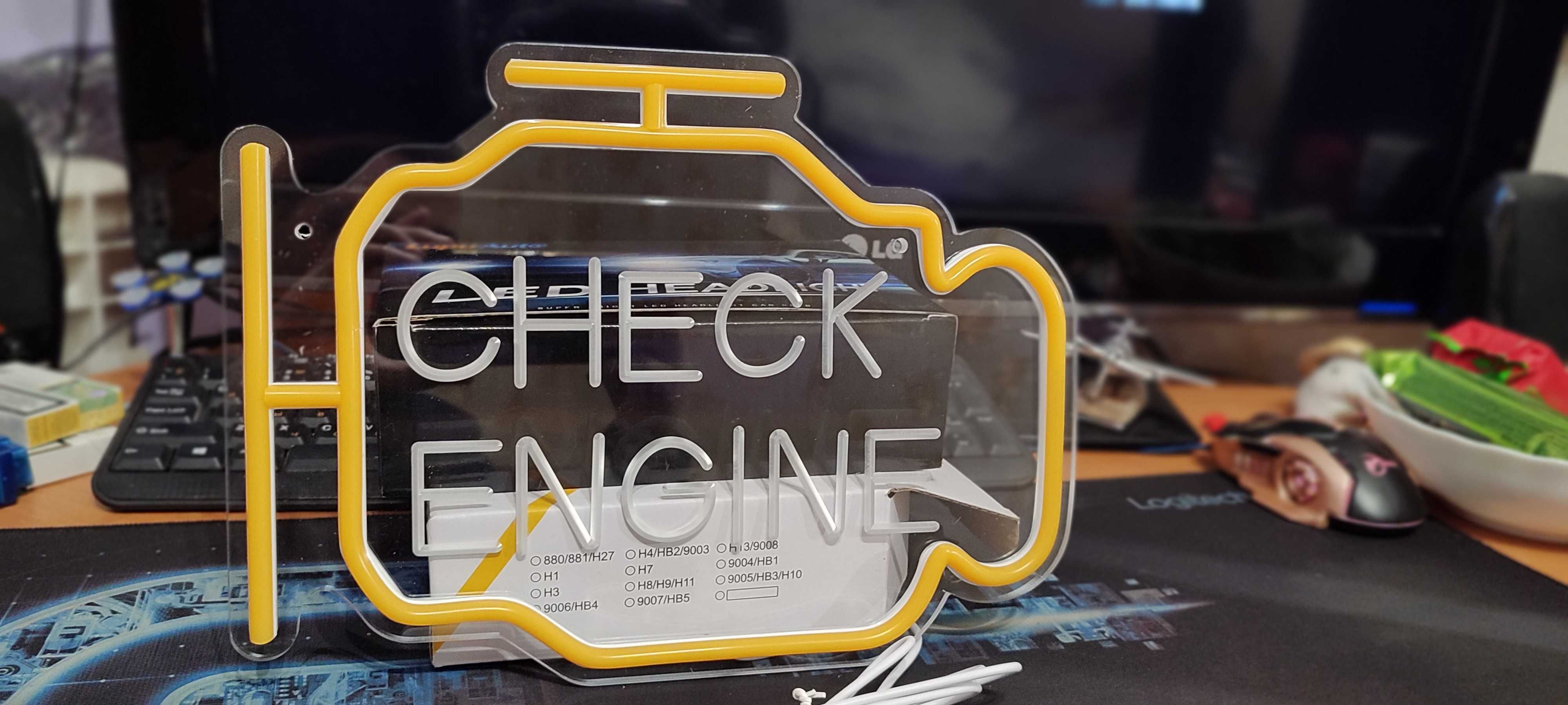 Крута LED підсвітка CHECK ENGINE