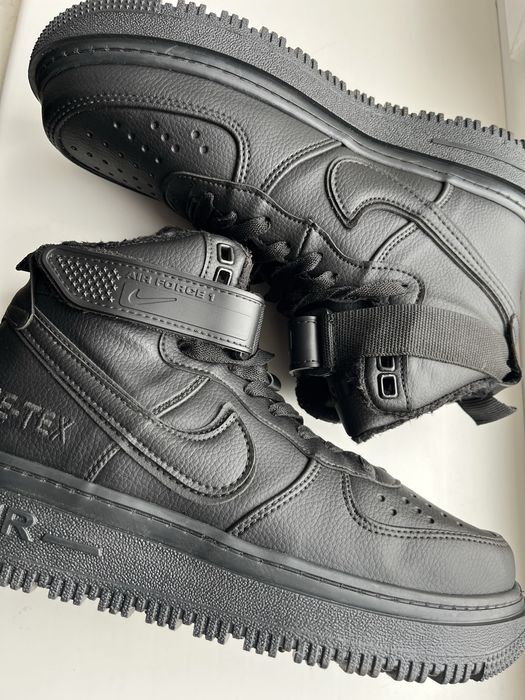 Чоловічі зимові кросівки Nike Force 1 (Gore-Tex) Black 41р (Хутро)