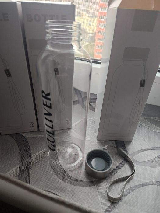 Стильная качественная бутылка для питья воды 600 мл.