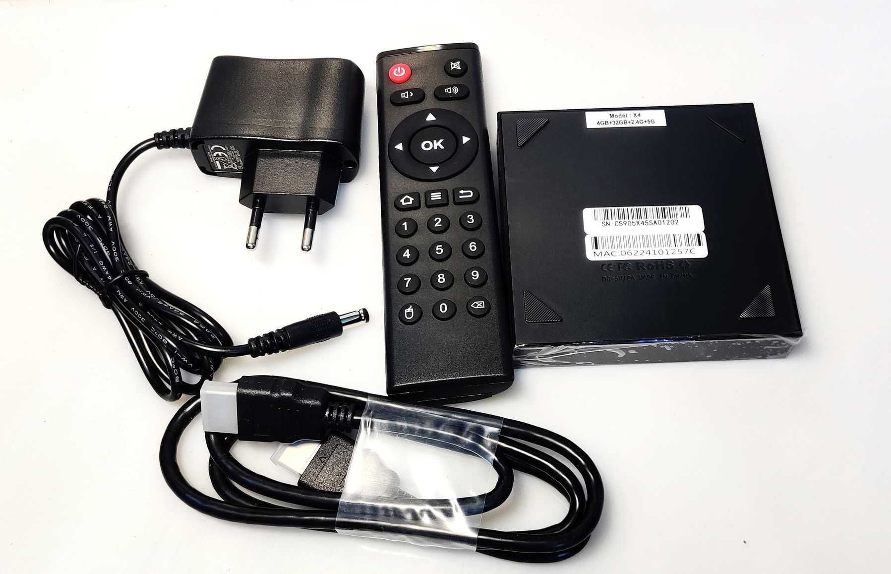 Tanix X4 4/32Gb Android 11 smart TV BOX Amlogic s905X4