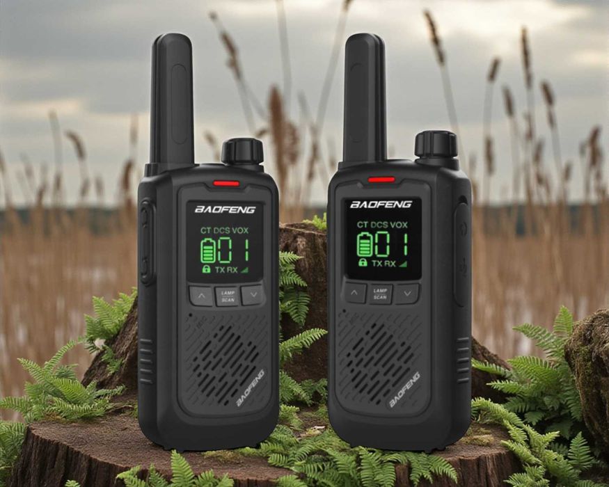 Krótkofalówki Baofeng PMR 10 KM Niezawodne DŁUGI Czas Pracy 1800mAh