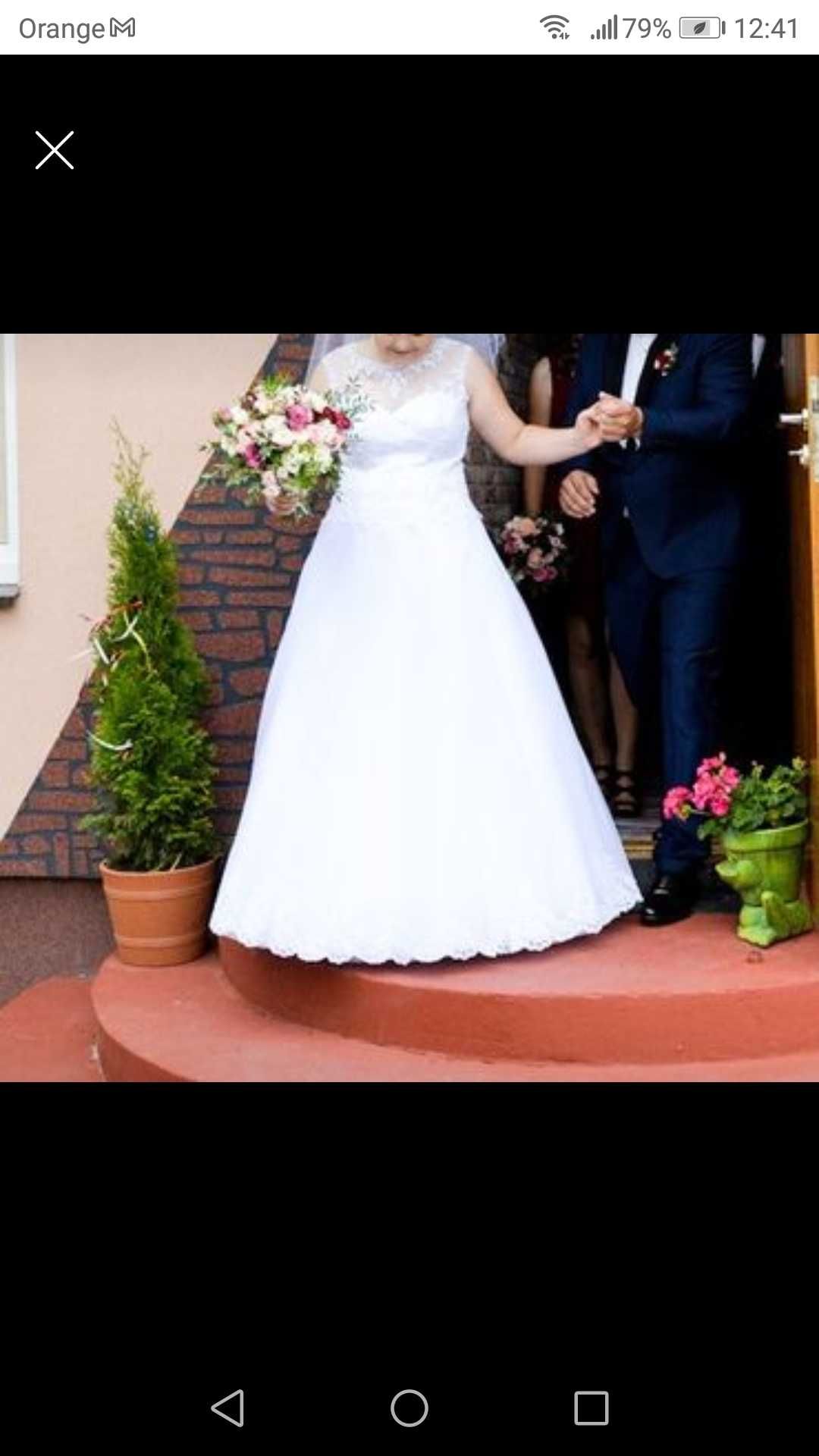 Piękna suknia ślubna polecam