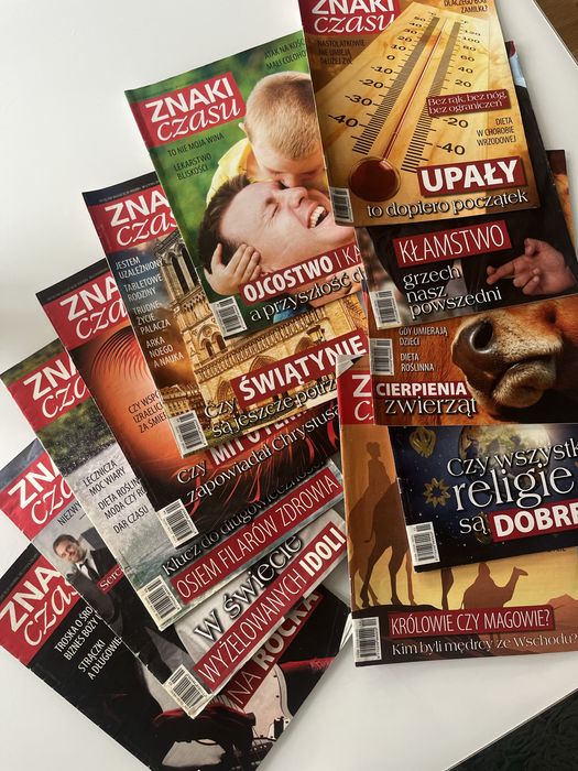 Czasopismo Znaki Czasu Rok 2019 11szt pełne wydanie