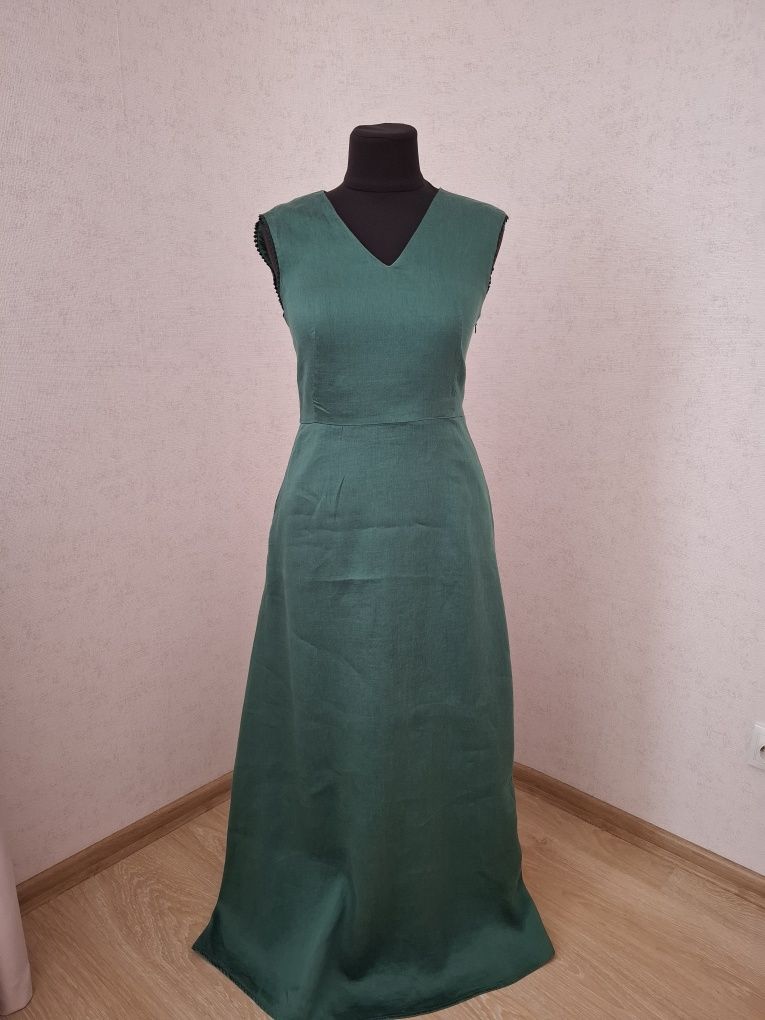 Розкішна сукня Weekend Max Mara з льону та шовку