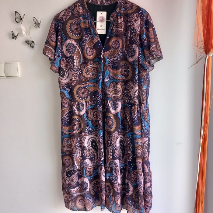 Sukienka letnia we wzory 44/46