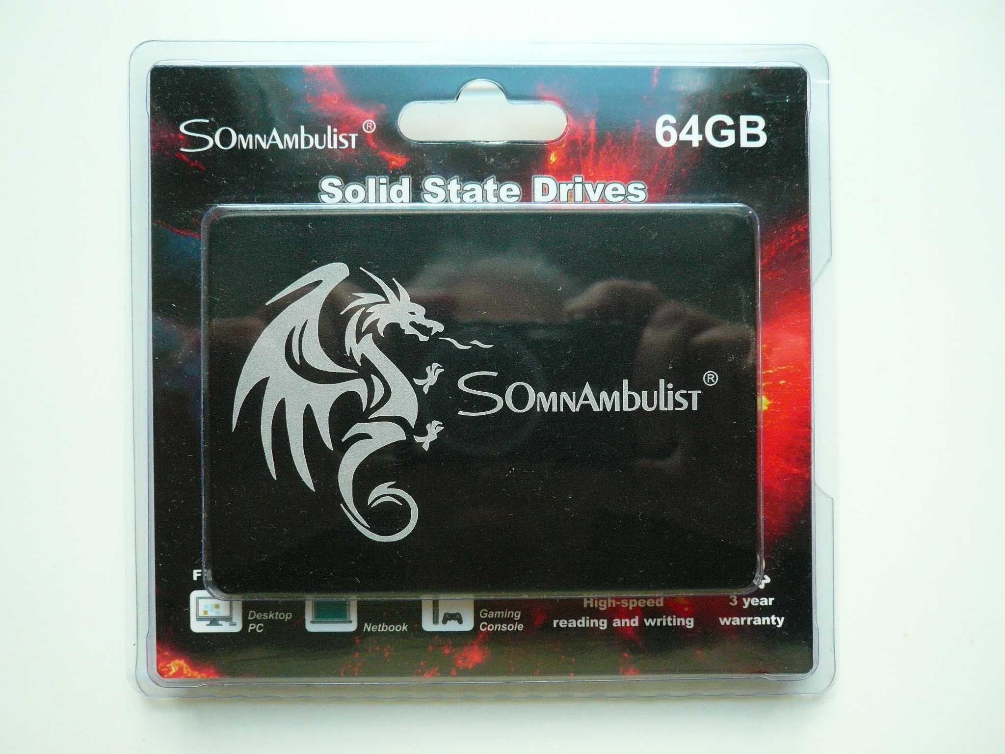 Твердотільний накопичувач SomnAmbulist SSD 64Gb