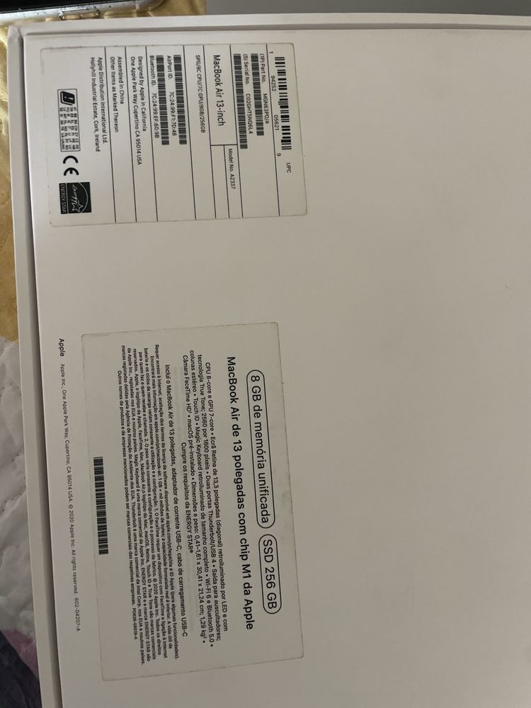 Macbook Air de 13 polegadas