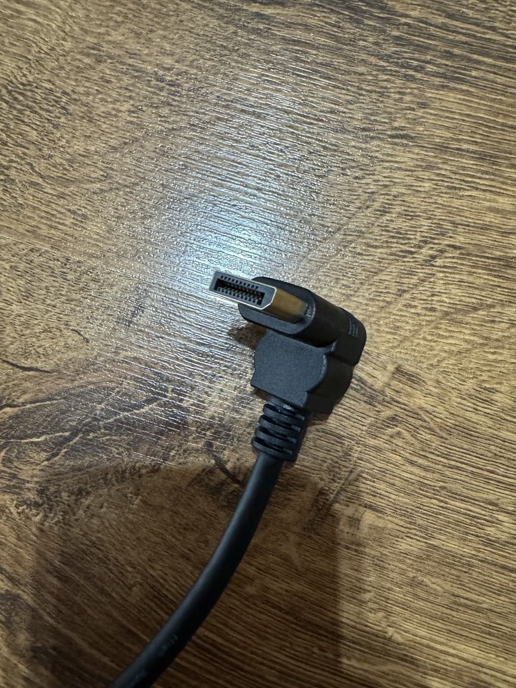 Kabel Display-port 90stopni
