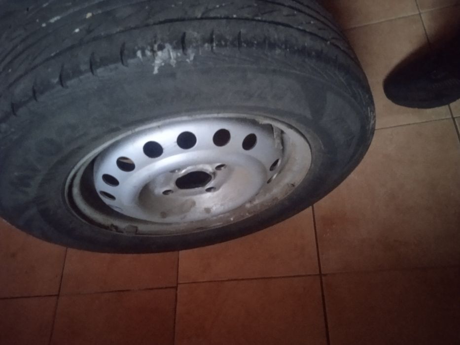 Резина літня з дисками Ланос