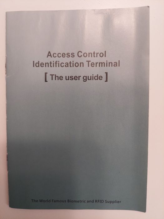 Terminal de controlo de acesso novo