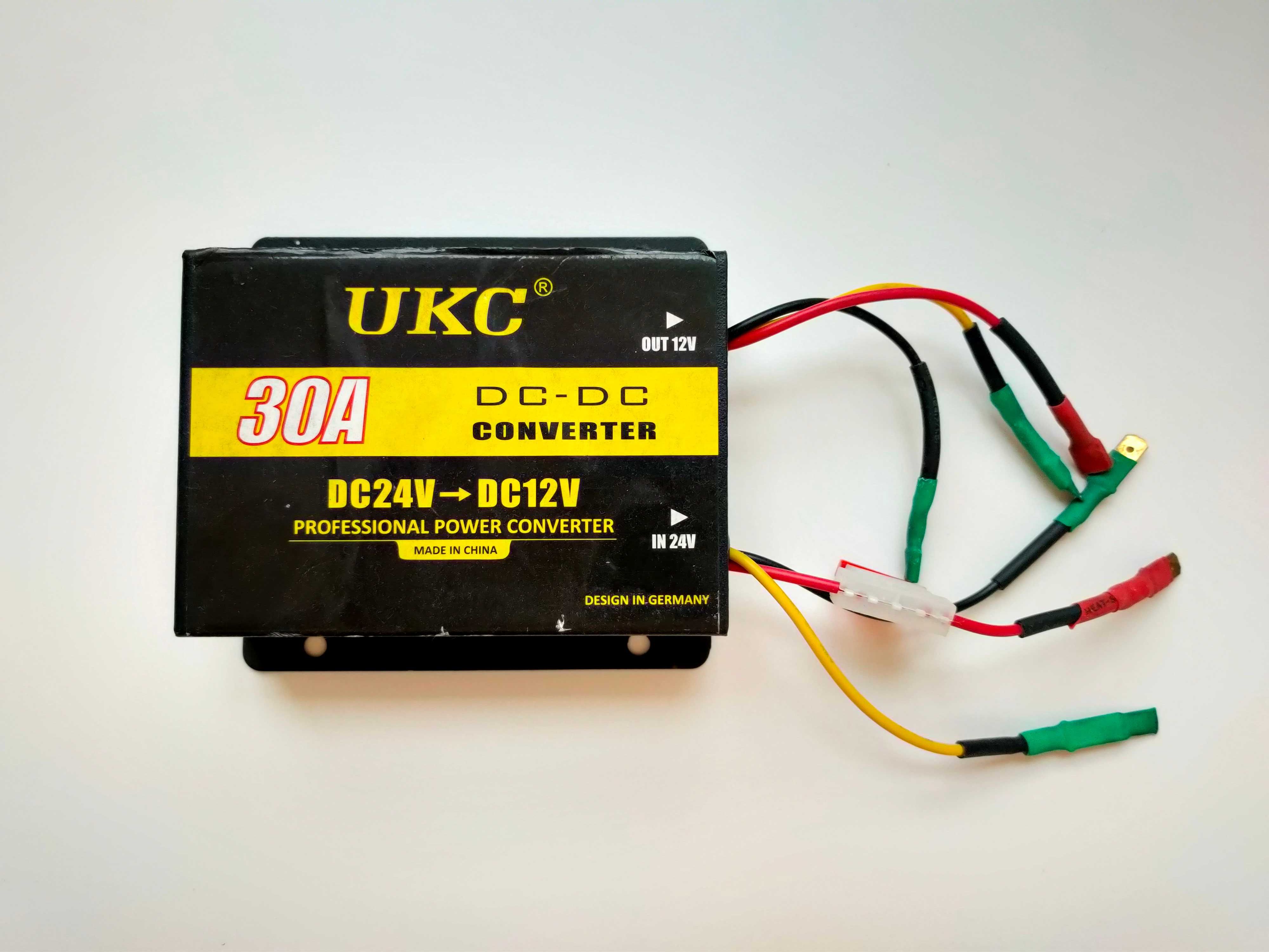 Інвертор, перетворювач UKC DC/DC 24v-12v 30 A