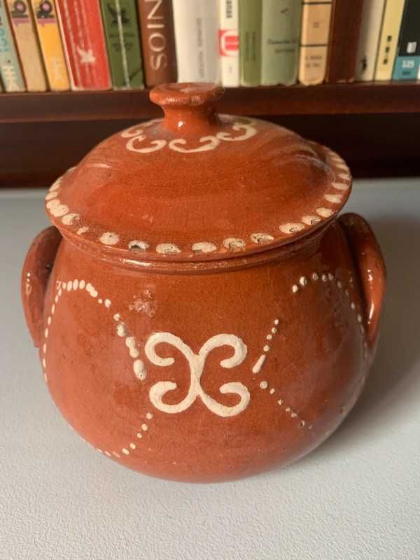 Pote de Barro Decorado