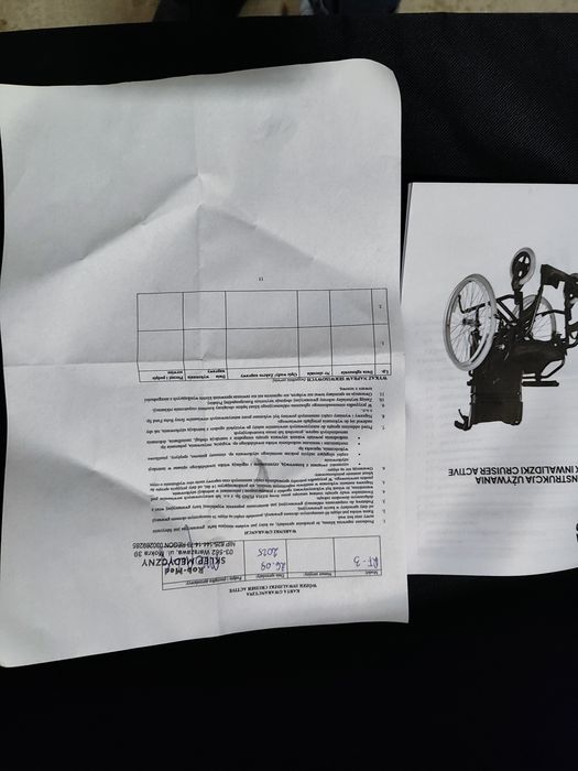 Wózek inwalidzki nowy