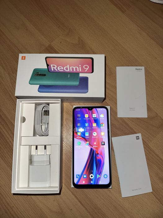 Xiaomi Redmi 9 4+1/64 NFC,Новий.Комплект весь є,Наложка, Samsung,