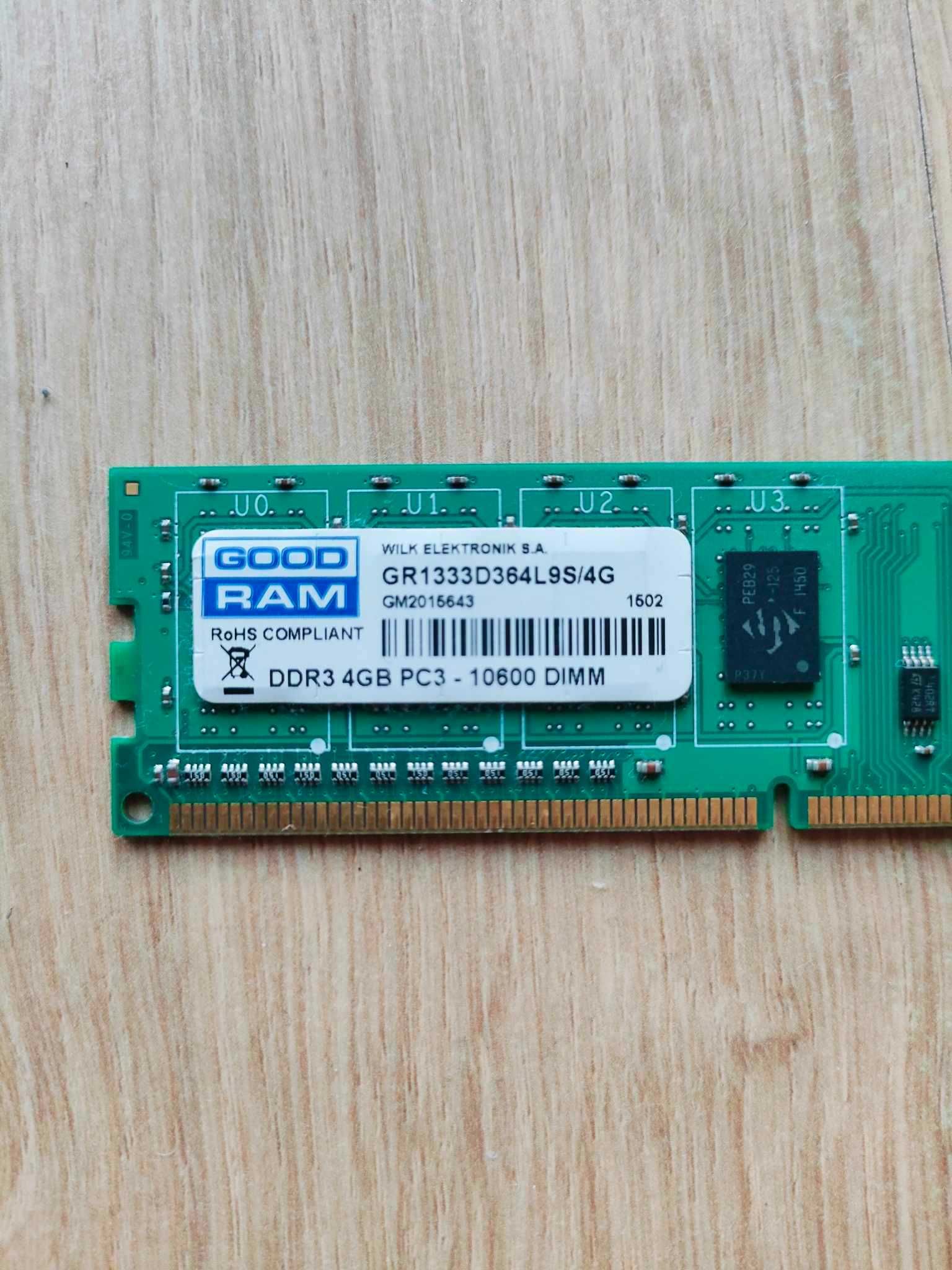 Pamięć RAM Good Ram 4gb 1333mhz GR1333D364L9S/4G