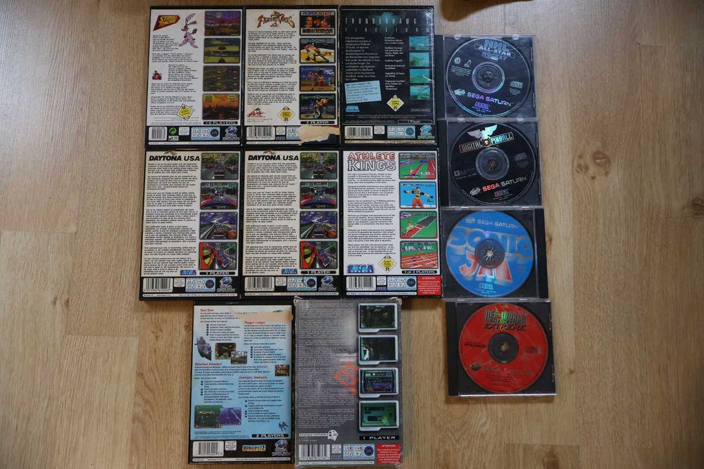 Gry na Konsole Sega Saturn PAL Daytona Enemy Zero In The Hunt Konsola