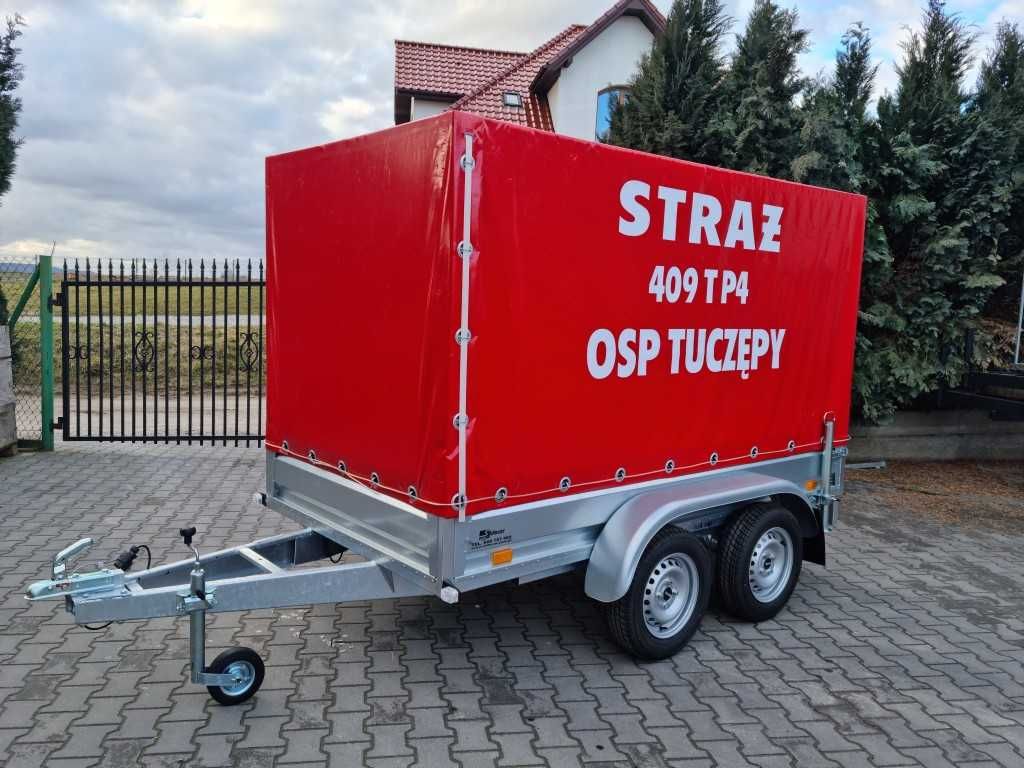 Przyczepka samochodowa SIDECAR 300x156 750 kg Producent - TRANSPORT