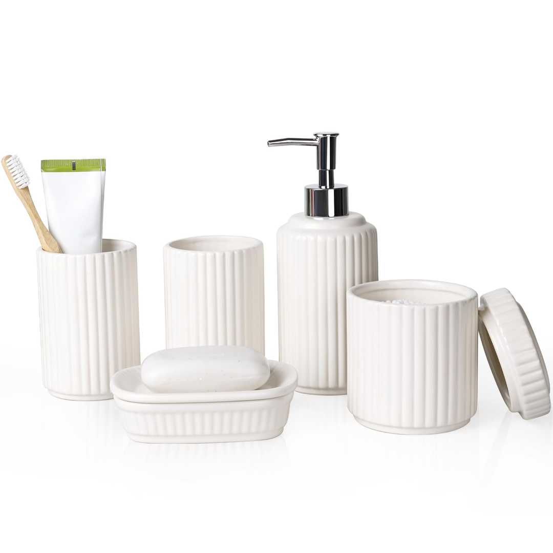 Conjunto de Casa de Banho em Cerâmica NOVAJOY – NOVO (Caixa Aberta)
