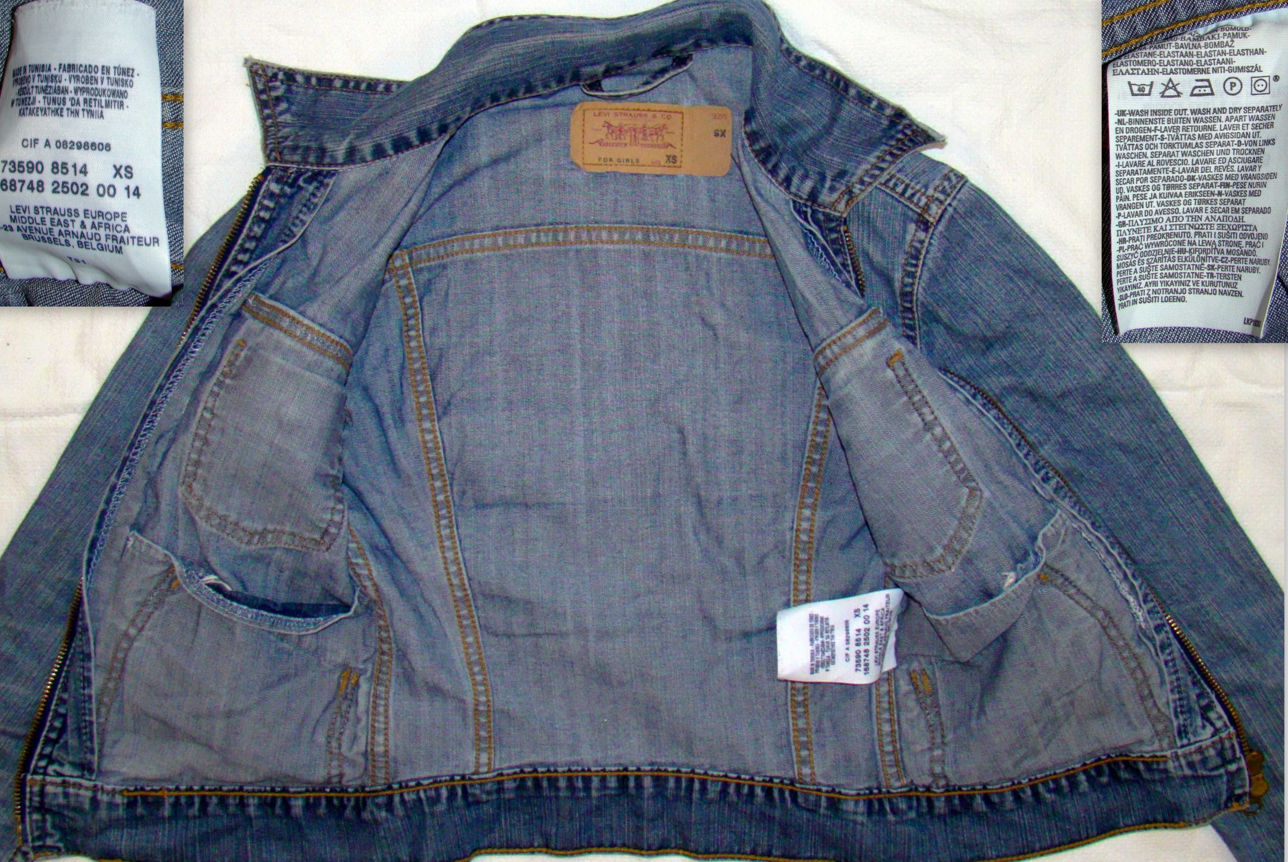 Kurtka LEVI'S katana Trucker LEVIS damska unikat # XS