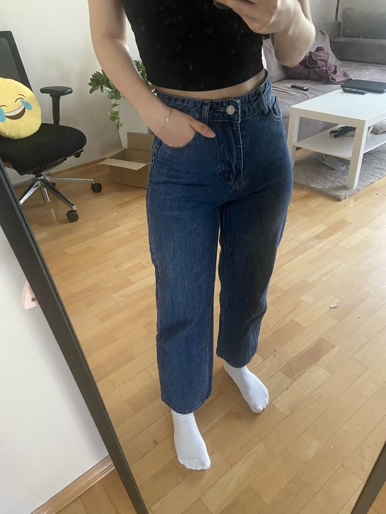 Spodnie jeansy XS