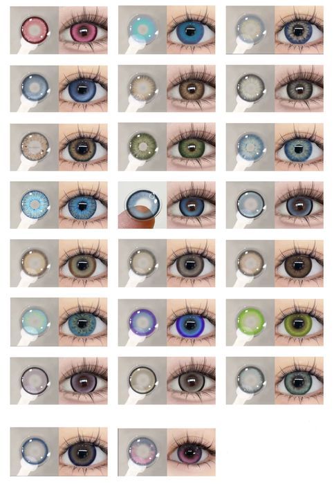 Линзы цветные для глаз