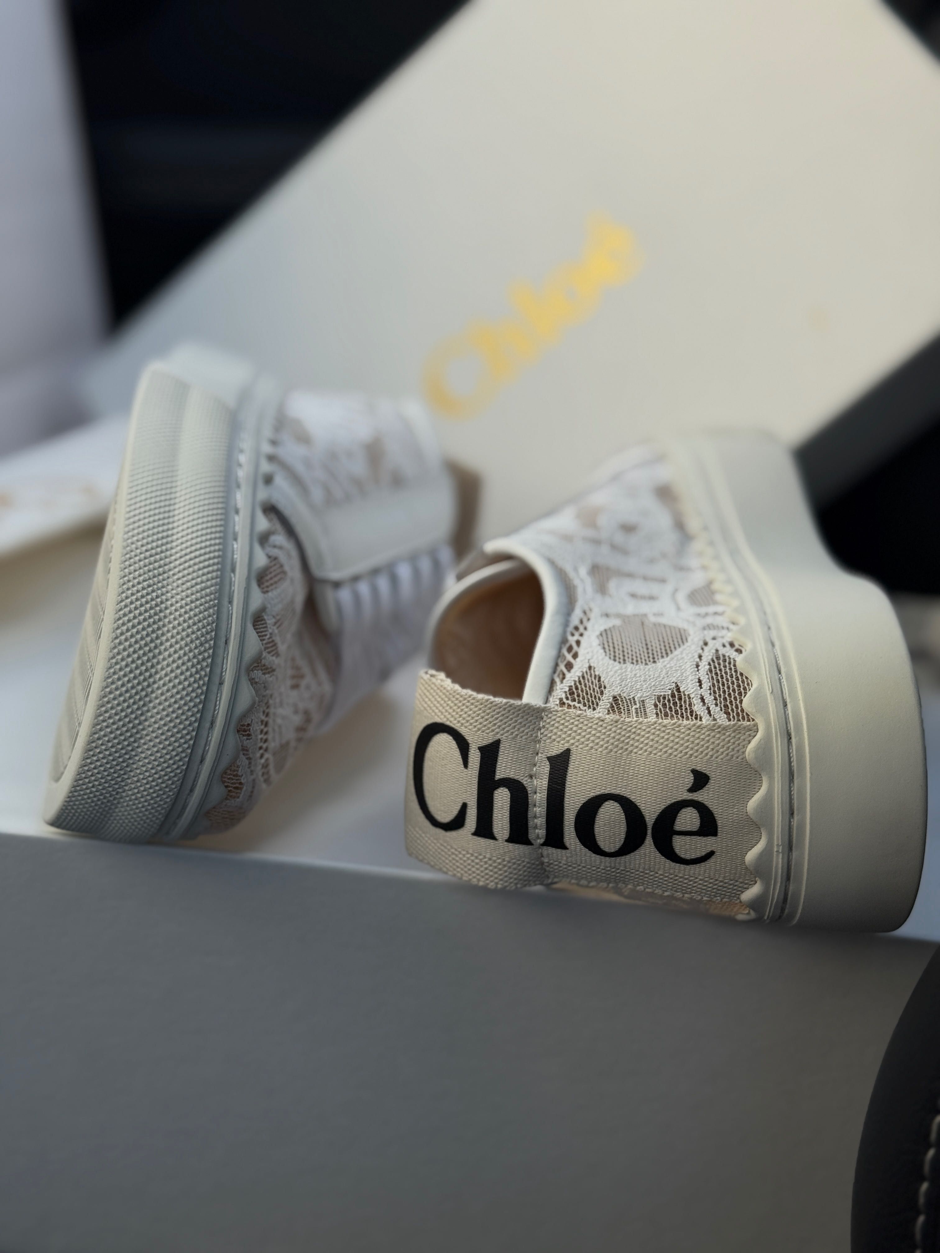 Кеди Chloe білі літні