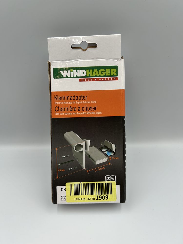 Windhager Adapter zaciskowy do drzwi ramowych