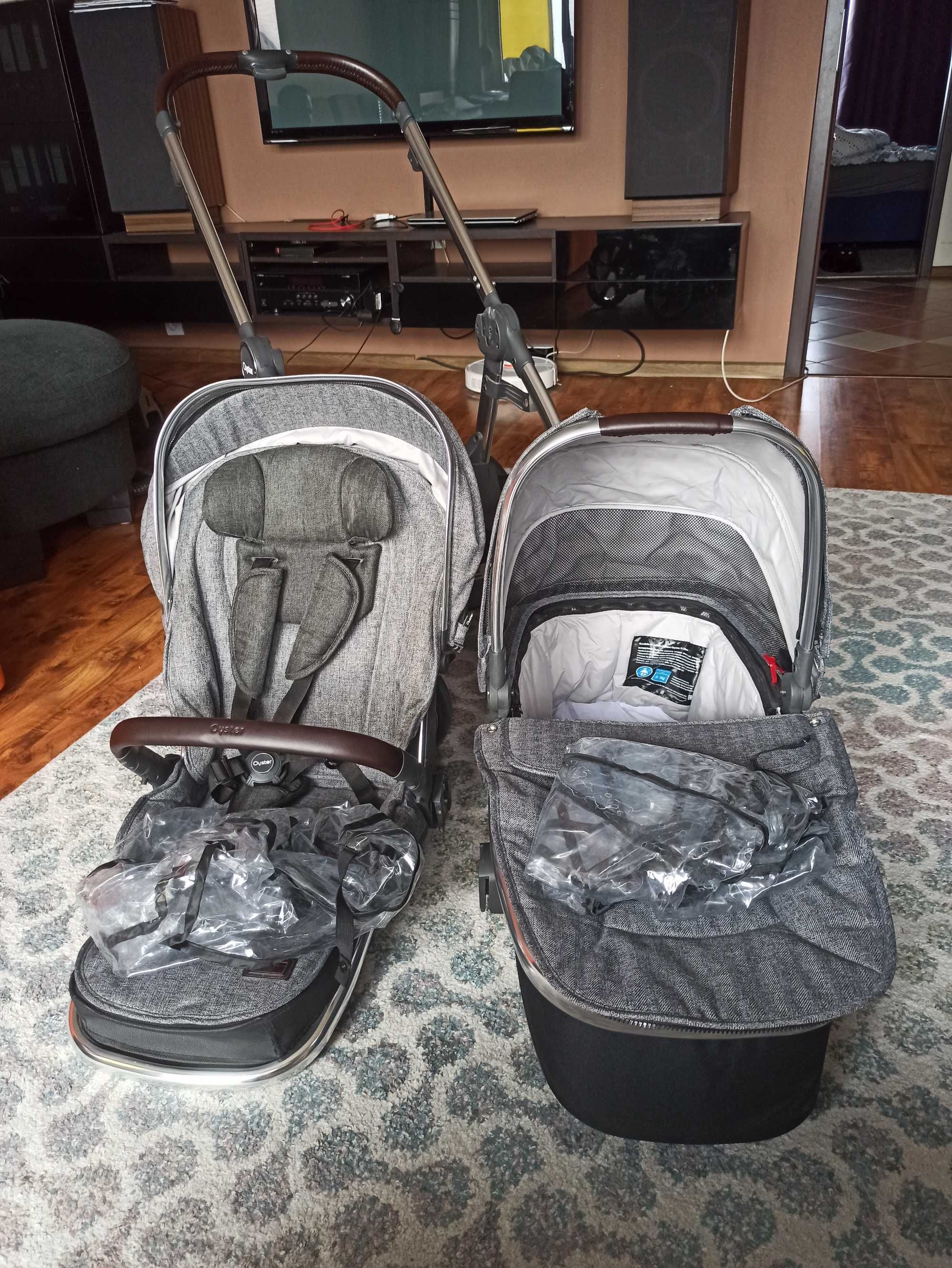 wózek dziecięcy BabyStyle OYSTER 3 - gondola, spacerówka + akcesoria