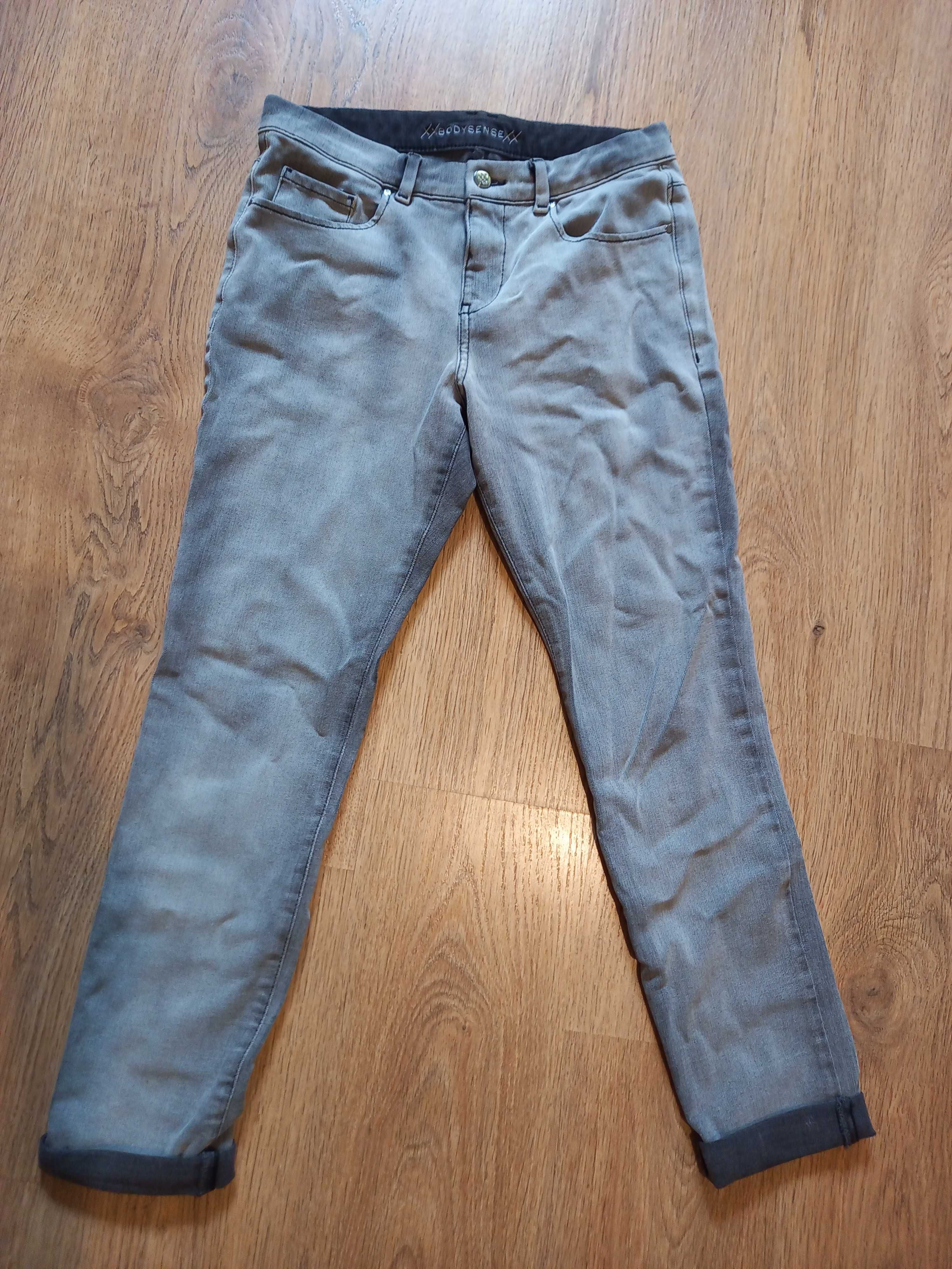 Nowe spodnie jeansy Mac 38 skinny szare
