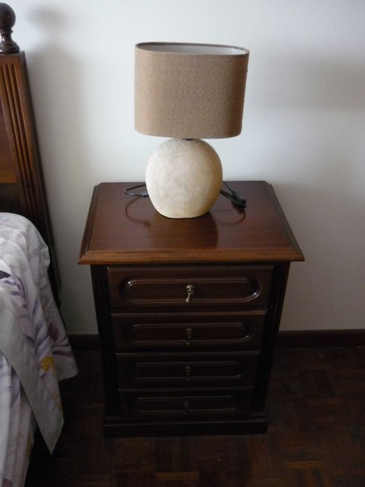 candeeiro cerâmico com abatjour PREÇO DO CONJUNTO