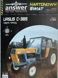 Model kartonowy Answer 3/2019: Traktor URSUS C-385