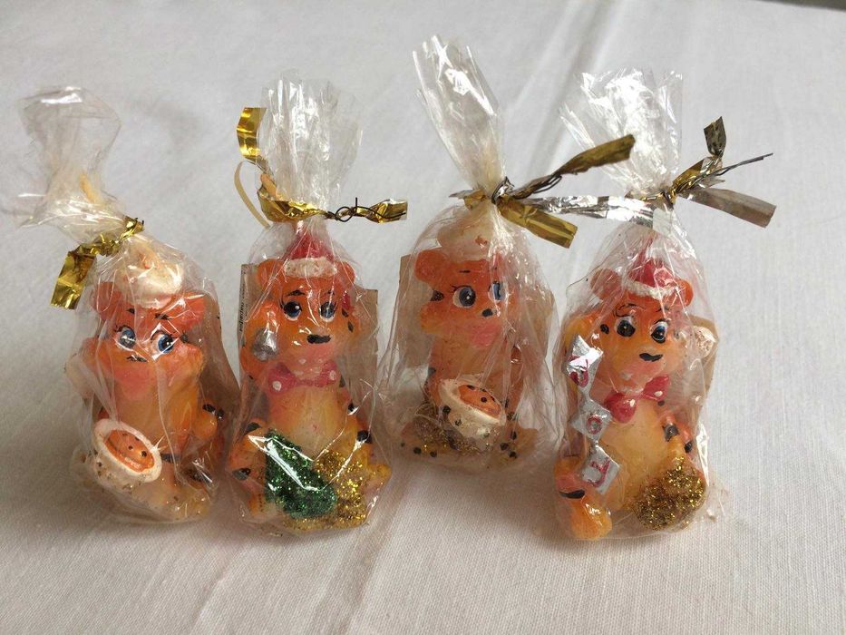 Детские декоративные свечи - Кролики, символ года