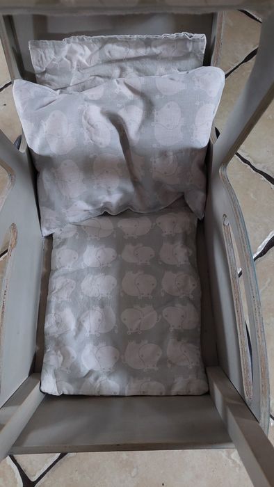 Wózek drewniany dla lalki