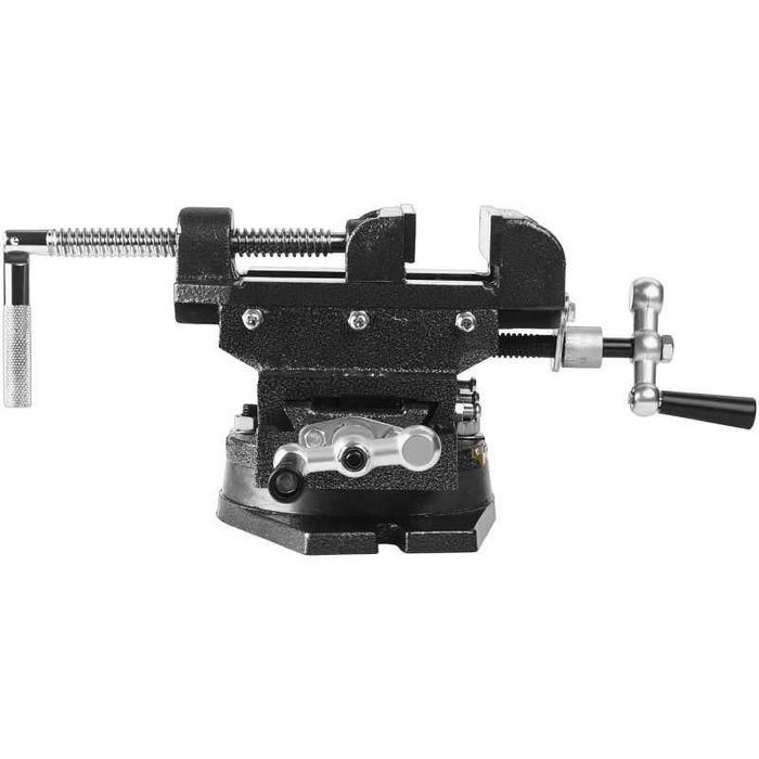 KRAFT&DELE Żeliwne Imadło Krzyżowe Maszynowe Dwuosiowe 100mm KD3513