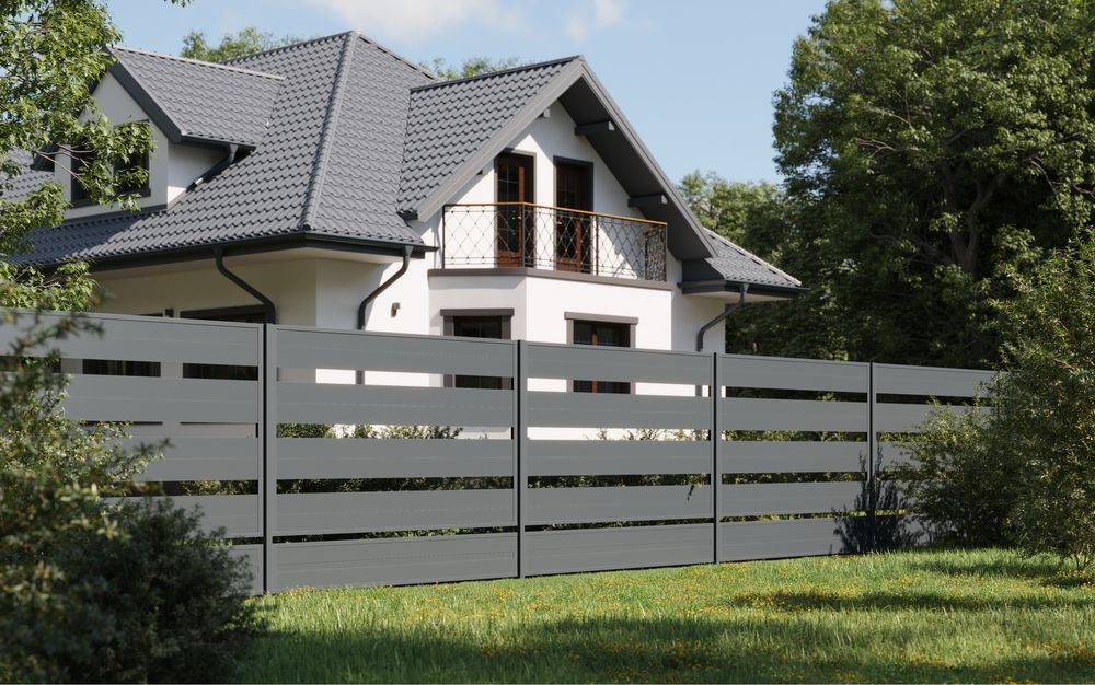 Nowoczesne modułowe przęsła ogrodzeniowe modułowe brama furtka