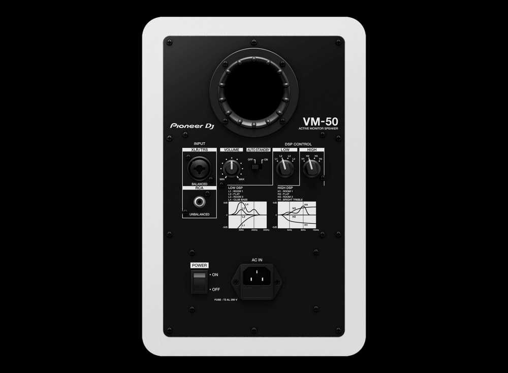 Pioneer DJ VM-50-W Monitory studyjne aktywne BIAŁE