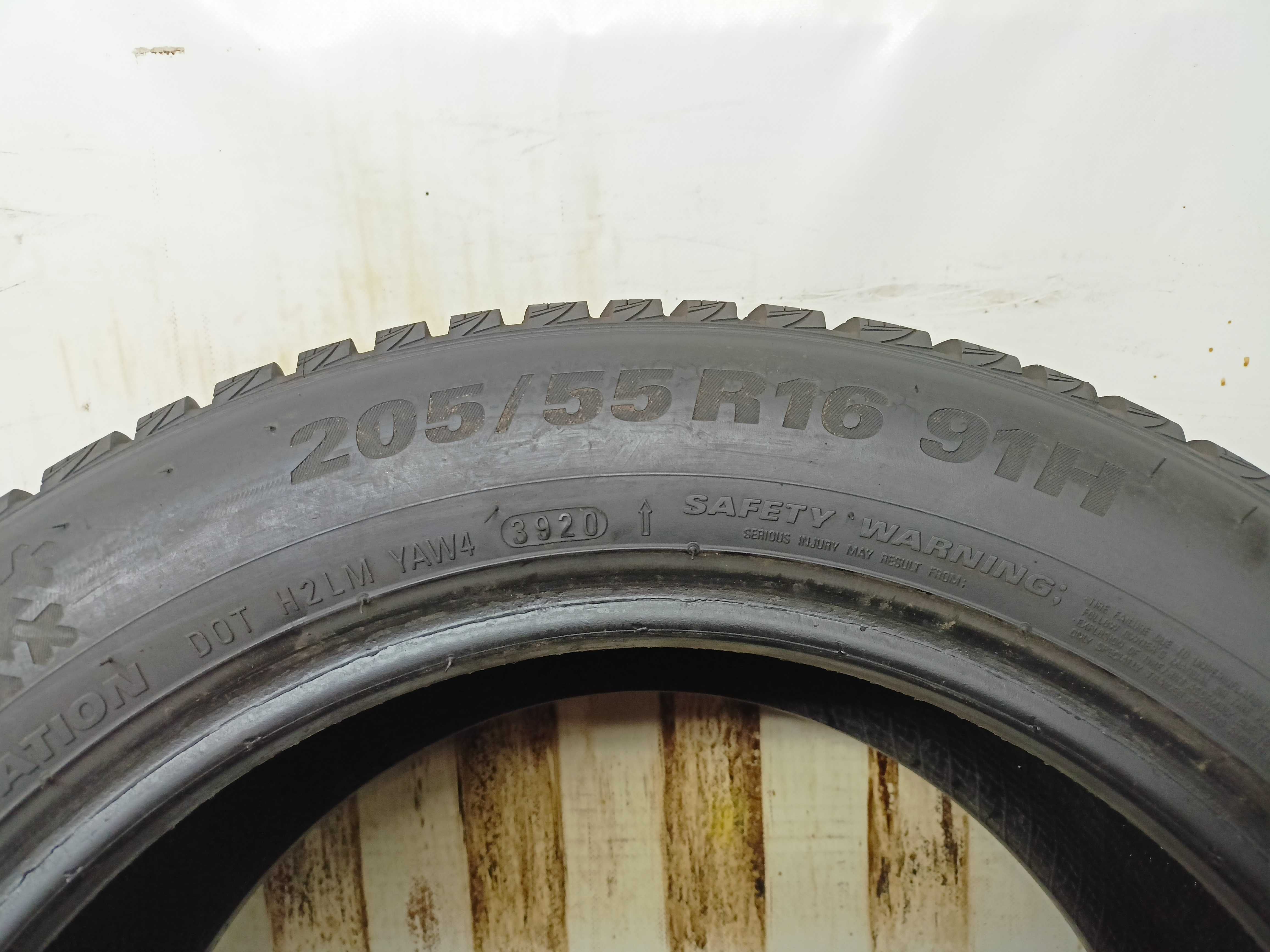 Kumho WinterCraft WP51 205/55/16 2020r. 91H 9,1mm Jak Nowa (3085)