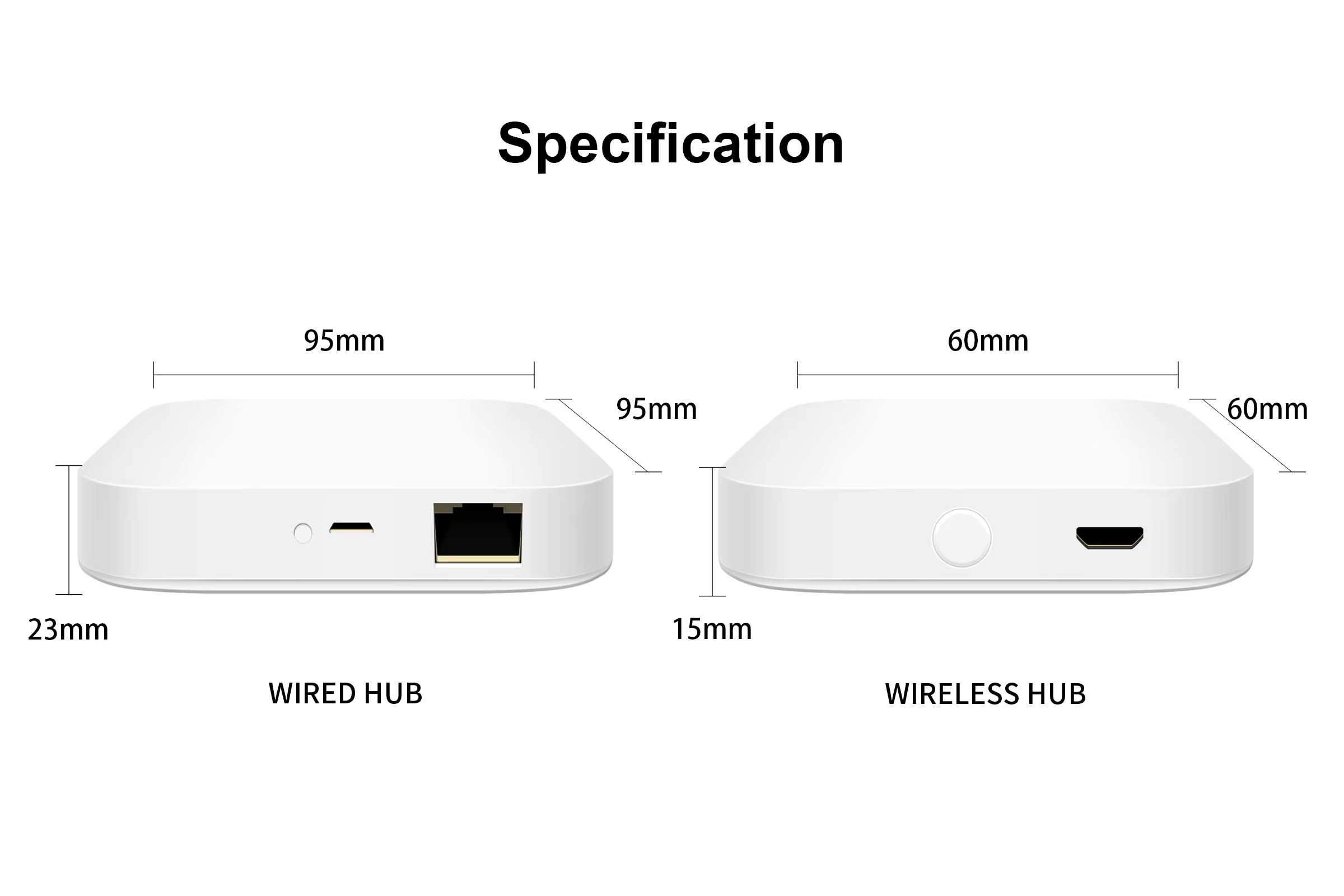 Bramka Tuya ZigBee Gateway Hub wired LAN RJ45 przewodowa