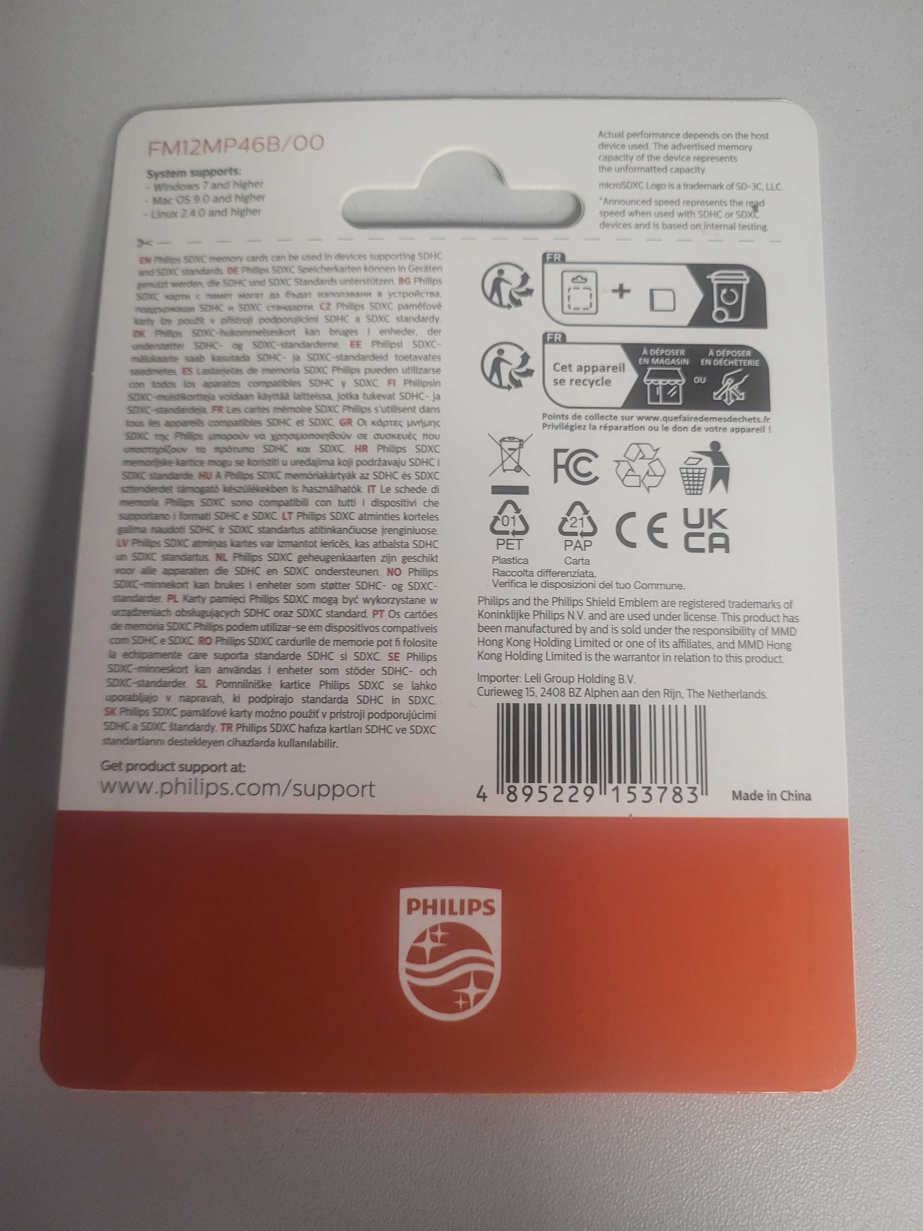 Karta pamięci Philips 128Gb microSd A1 130Mb/s Skup Wrocław